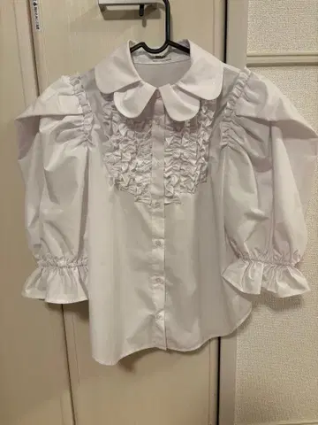 Bibiy CORA PUFF BLOUSE White