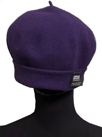 새상품급 kopka 코프카 모자 울 롤업 베레 보라색 펠트 햇