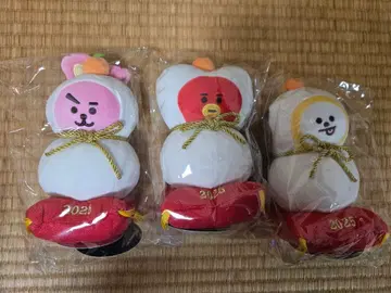 BT21 카가미모치 봉제 인형 만네라