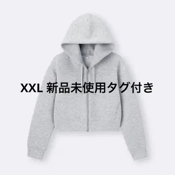 GU 더블 페이스 풀 집업 후드티 Q