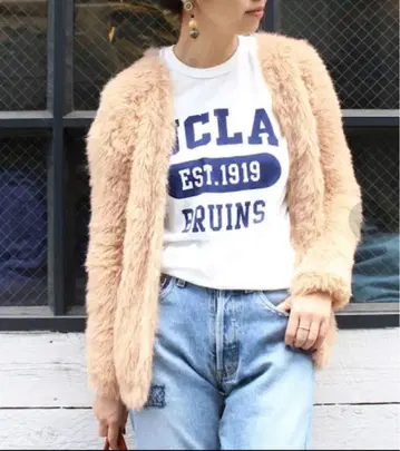 FRAMeWORK 프레임워크 샤기 가디건 (베이지)