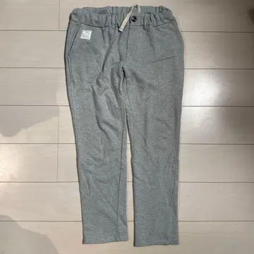 남성용 맨투맨 그레이 테이퍼드