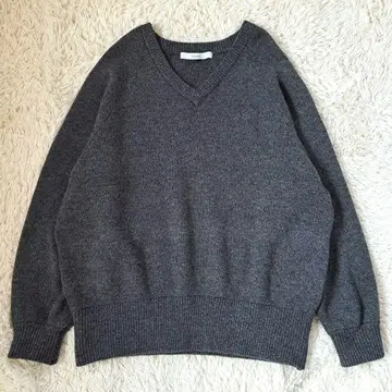 24AW 프레임워크 AQUA V넥 풀오버 니트 캐시미어 혼방