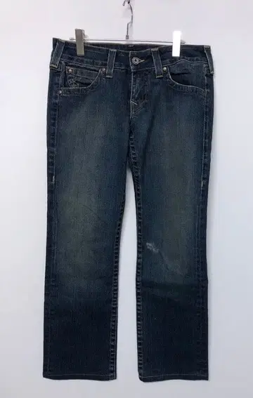 USA제 True Religion 스티치 포켓 데님