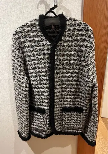 [ 새상품급 ] 드로어 트위드 자켓