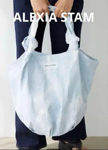 ALEXIA STAM 스카이블루 토트백