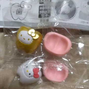 [ 미사용 새상품 ] 헬로키티 치아 가챠가챠 레어 세트