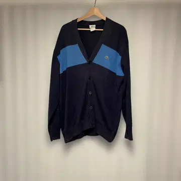 LACOSTE 네이비/블루 가디건 사이즈 8