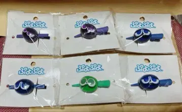 푸요푸요 헤어 클립 6개