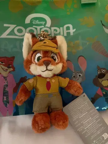 주토피아 닉 (유년기) 키체인과 주토피아 2 백