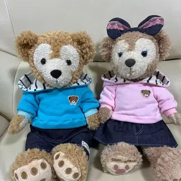 더피 셰리메이 페어 코스튬 후드티 세트 핑크 파랑