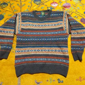 e063 [ AIGLE ] 상의 스웨터 브라운 M 구제 의류 빈티지