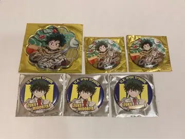 히로아카 옵스쿠 미도리야 이즈쿠 캔뱃지 코스터