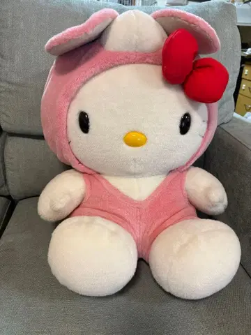 키티 봉제 인형 변신 토끼 L