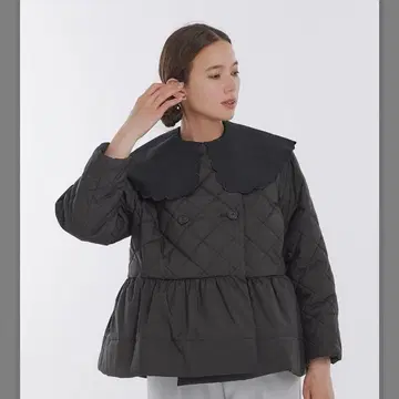 컨디션 최상 YORI 블랙 퀼팅 자켓