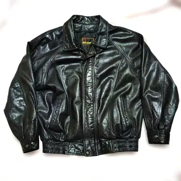 [ 소가죽 ] 블랙 가죽 자켓 Silk Fashion