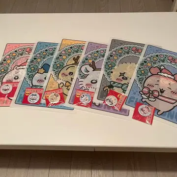 세븐일레븐 치이카와 A4 클리어 파일 캔 거울