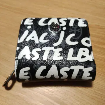 castelbajac 이단 접이식 지갑 블랙/화이트 지갑