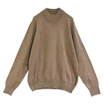 고급 하이넥 니트 스웨터 브라운 계열 컨디션 최상 성숙/러블리 무지 심플