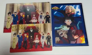 나의 히어로 아카데미아 2명의 영웅 클리어 파일 2종 책받침 1종