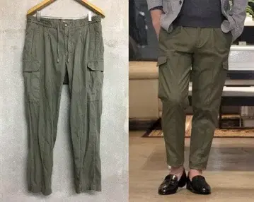 잽스 아르키비오 카고 팬츠 사이즈 46 카키 계열