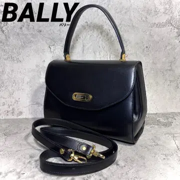 [ 2way! ] 발리 핸드백 포멀 골드 금장 장식 가죽 블랙