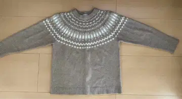 ADAM ET ROPE 니트 노르딕 베이지