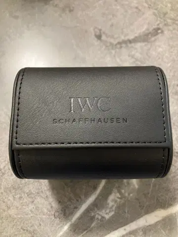 [ 새상품급 ] IWC 시계 보관 케이스 블랙 가죽