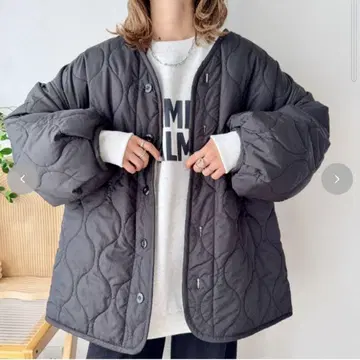 시마무라 mayo 리버서블 퀼팅 자켓 M