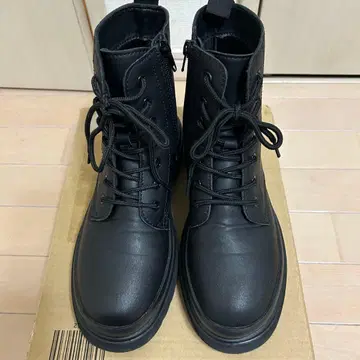 시마무라 miyo 통굽 레이스업 부츠