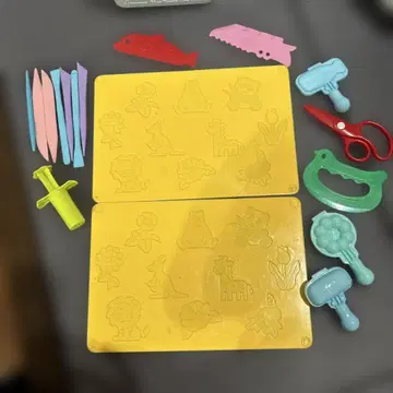 어린이 점토 컬러풀 형틀 세트