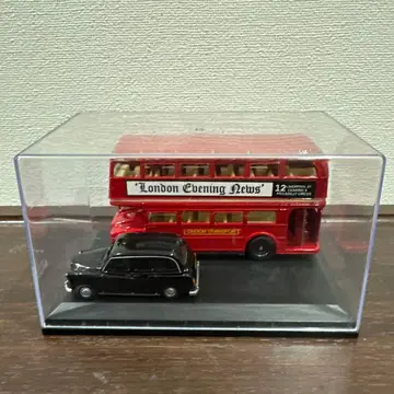 런던 버스와 블랙캡 미니카 세트