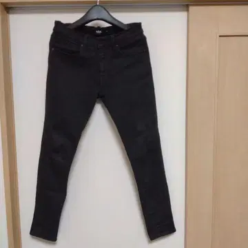 AZUL by MOUSSY 블랙 스키니 데님 M