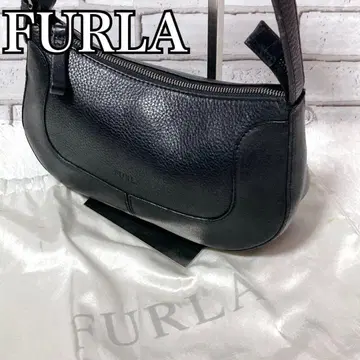 [컨디션 최상] 훌라 숄더백 원숄더 하프문 Y2K 블랙