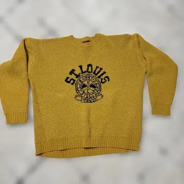 Urban Research 니트 머스타드색