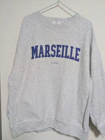 SLOBE IENA MARSEILLE 로고 맨투맨 그레이