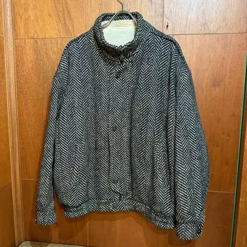 [ MAQUETTE THE & HE&I ] 헤링본 울 블루종