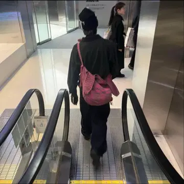 shoulder bag 핑크 handmade