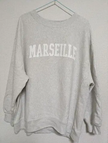 SLOBE IENA MARSEILLE 로고 맨투맨 내추럴