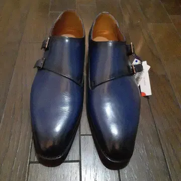 Perfect Suit Factory 더블 몽크 슈즈 파랑