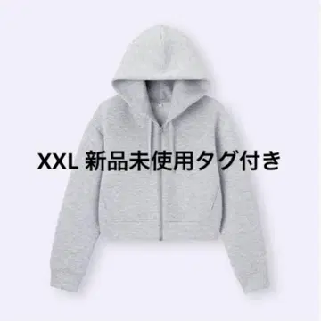 GU 더블 페이스 풀 집업 후드티 Q