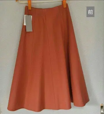 [ 새상품급 ] theory luxe 플레어 스커트 컬러: 테라코타