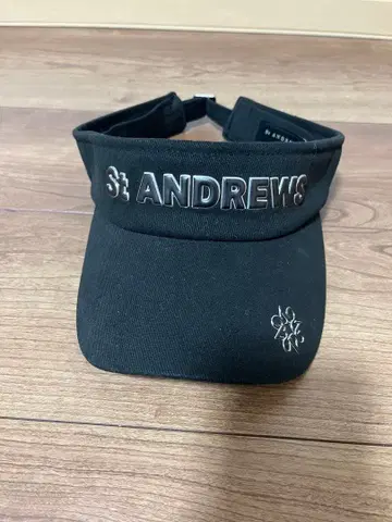 St. Andrews 블랙 바이저