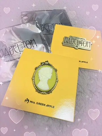 Mrs. GREEN APPLE 핀 배지 바벨탑 가챠가챠 2점