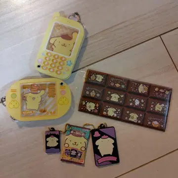 폼폼푸딩 키링 씰 세트 4개