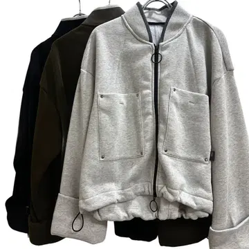 [ ayane/아얀 ] 경량 속기모 숏 기장 블루종