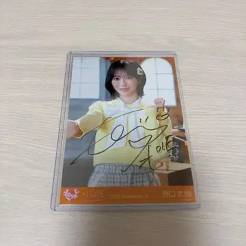 이코라부 코모레비 메조포르테 생사진 친필 노구치 이오리