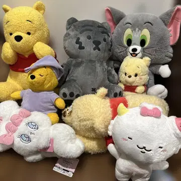 새상품 BIG도 4점 들어갑니다 캐릭터 봉제 인형 세트 묶음 판매
