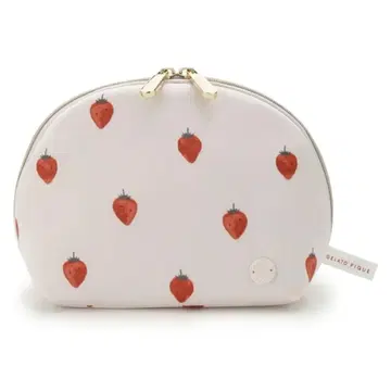 젤라또피케 스트로베리 새틴 파우치 딸기 무늬 파우치