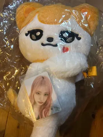 덤 포함 IVE minive 봉제 인형 백 트레이딩 카드 포함